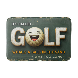 Es heißt Golf Funny Bad Dekor Badematte