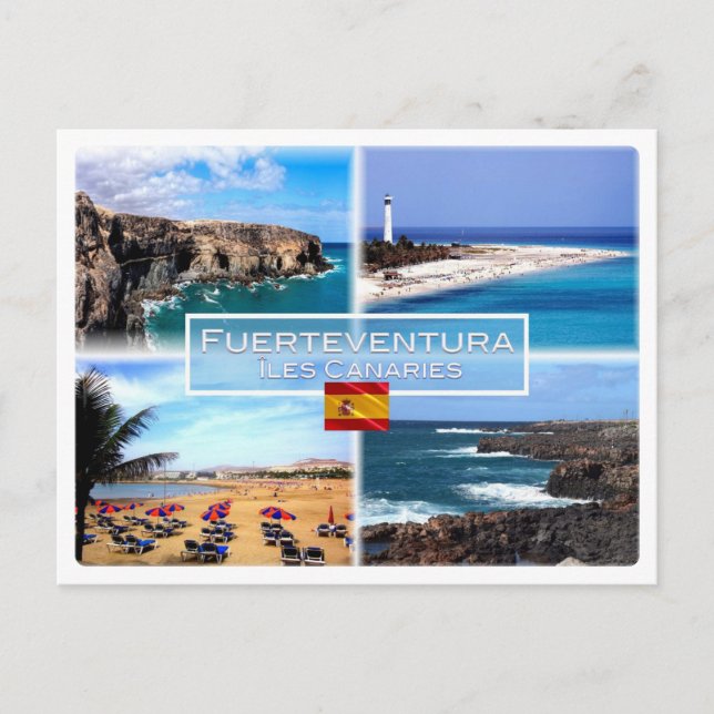 ES Iles Canaries - Fuerteventura - Cuevas de Ajyuy Postkarte (Vorderseite)