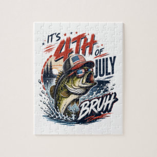 Es ist 4. Juli Bass Brute Fischen