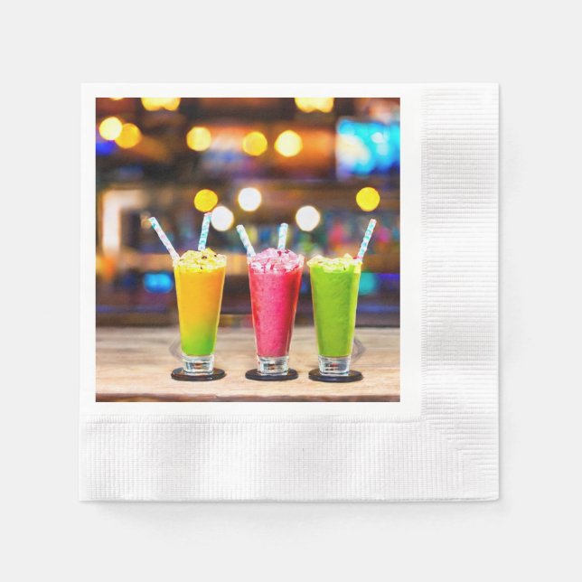Es ist 5 Uhr Irgendwo Cocktail Napkins Serviette (Vorderseite)