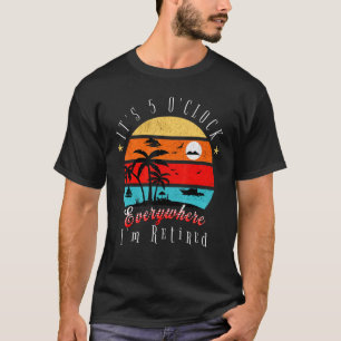 Es ist 5 Uhr Überall bin ich müde Altersversorgung T-Shirt