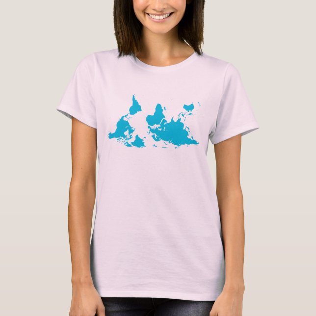 Es ist All Relative World Map T T T-Shirt (Vorderseite)