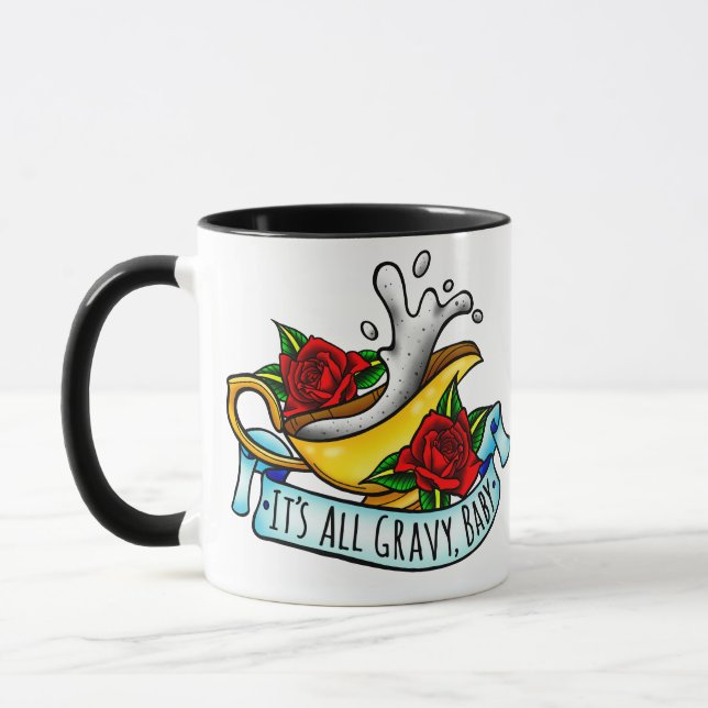 Es ist alle Soße, Baby Tasse (Links)