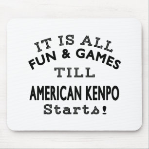 Es ist aller Spaß u. Spiele, bis Amerikaner Kenpo Mousepad