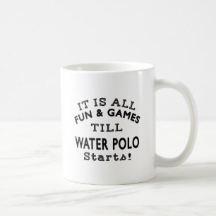 Es ist aller Spaß u. Spiele bis Wasserball-Anfän Kaffeetasse