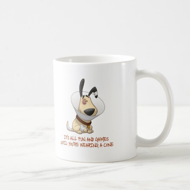 Es ist aller Spaß und Spiele, bis Sie einen Kegel Kaffeetasse (Rechts)