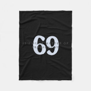 Es ist alles eine Perspektive 4 Fleecedecke