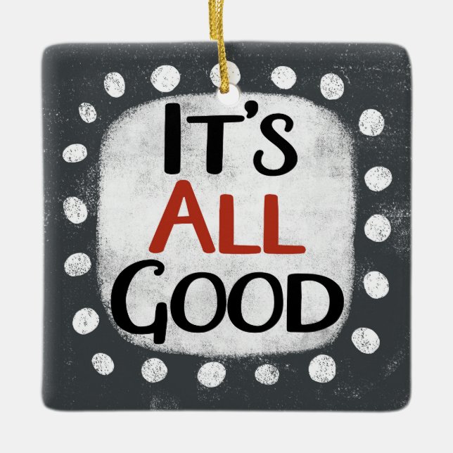 Es ist alles Gute Ornament (Vorderseite)