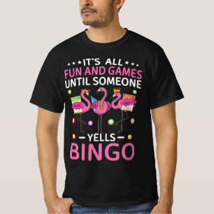 Es ist alles Spaß und Spiele, bis jemand Yells Bi T-Shirt