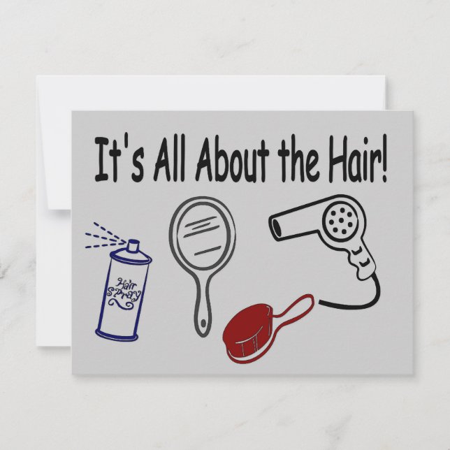 Es ist alles über die Haare! (Vorderseite)