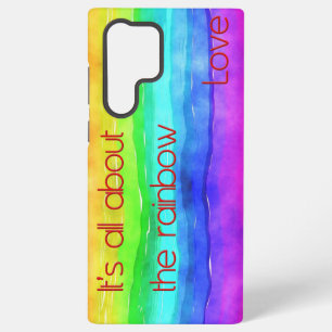 Es ist alles über die Regenbogenliebe 03 Samsung Galaxy Hülle