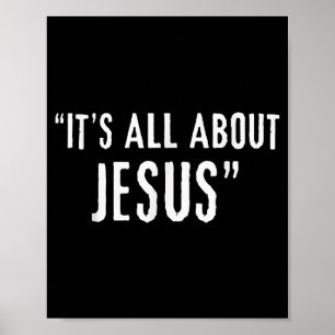 Es ist alles über Jesus Christlicher Patriot  Poster