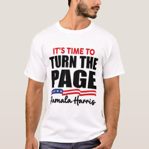 Es ist an der Zeit, die Seite Kamala Harris Politi T-Shirt