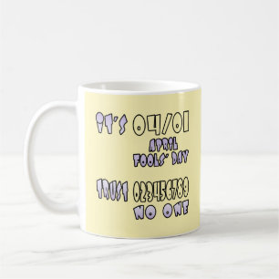 Es ist Aprilscherz Kaffeetasse