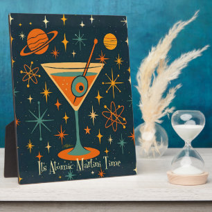 Es ist Atomic Martini Time Cosmic Stars Fotoplatte