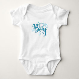 Es ist Baby Boy Pregnancy Announcement Gender Reve Baby Strampler