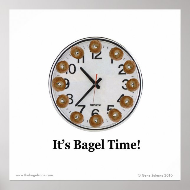 Es ist Bagel Time! Poster (Vorne)