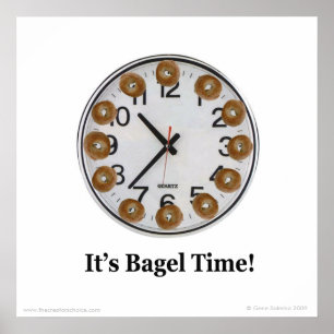 Es ist Bagel-Zeit! Poster