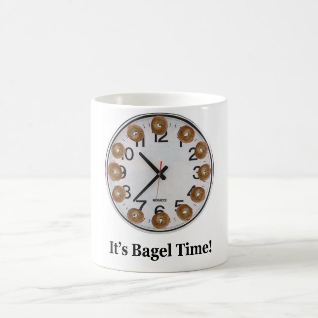 Es ist Bagel-Zeit! Verwandlungstasse (Mittel)