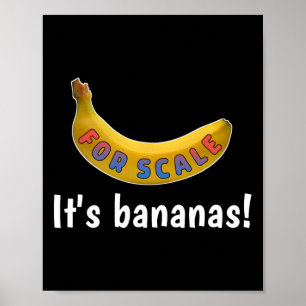 Es ist Banana (für Maßstab) Starship Funny T-Shirt Poster