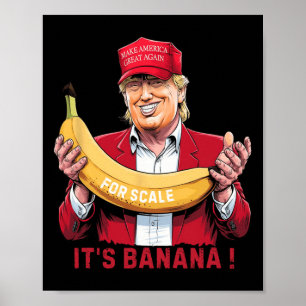 Es ist Banana (für Maßstab) Starship Funny Trump T Poster