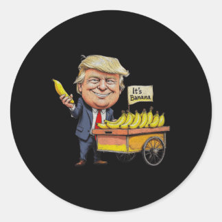 Es ist Bananen (für Maßstäbe) Funny Trump Bananas  Runder Aufkleber