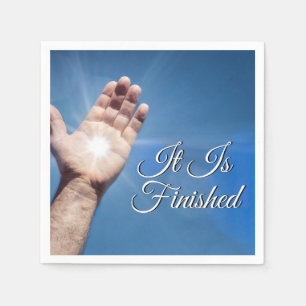 Es ist beendet serviette