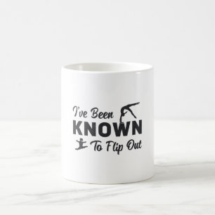 Es ist bekannt, dass ich Gymnastik Gedreht habe Kaffeetasse