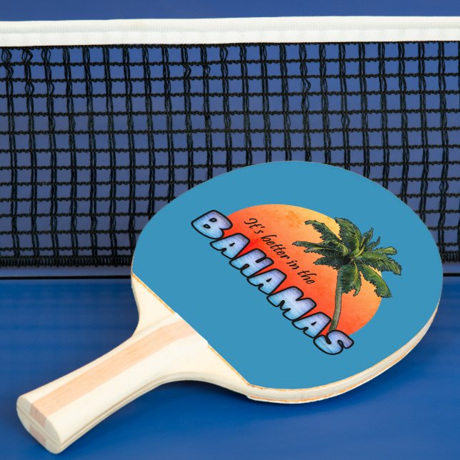 Es ist besser auf den Bahamas Tischtennis Schläger (InSitu)