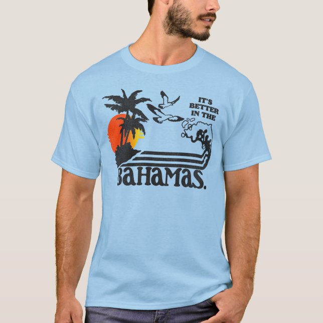 Es ist besser in den Bahamas / Step Brothers Dale T-Shirt (Vorderseite)