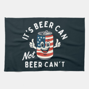 Es ist Bier kann nicht sein kann nicht lustiges Pa Geschirrtuch