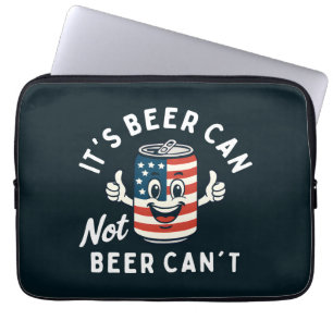 Es ist Bier kann nicht sein kann nicht lustiges Pa Laptopschutzhülle