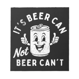 Es ist Bier kann nicht sein kann nicht lustiges Pa Notizblock