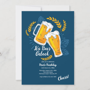 Es ist Bierzeit Einladung