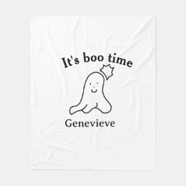 Es ist boo Name Halloween Datum Geister schwarz Fleecedecke