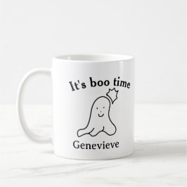 Es ist boo Name Halloween Datum Geister schwarz Kaffeetasse