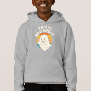 Es ist Boo Sheet Halloween Retro Vintag Ghost Hoo Hoodie