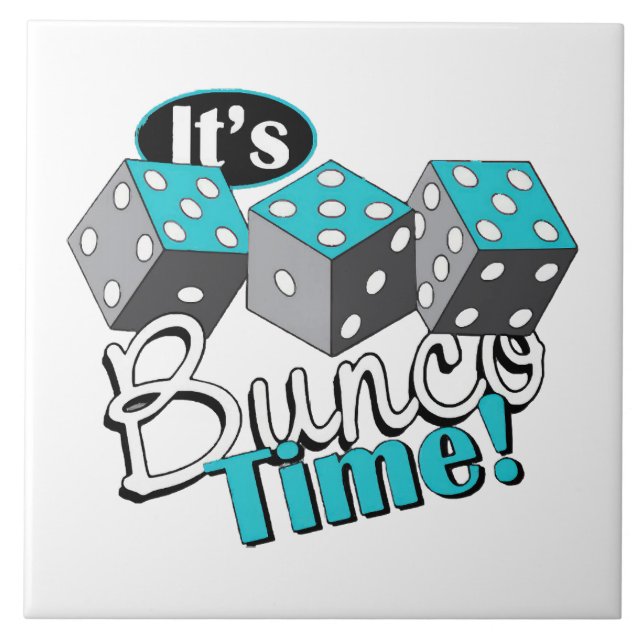 Es ist Bunco-Zeit! Fliese (Vorderseite)