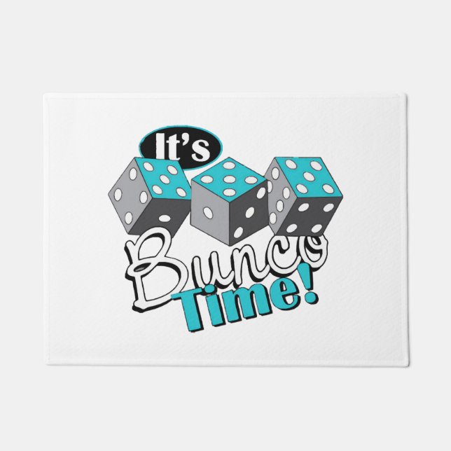 Es ist Bunco-Zeit! Fußmatte (Vorderseite)