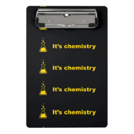 Es ist Chemie Mini-Zwischenablage Mini Klemmbrett