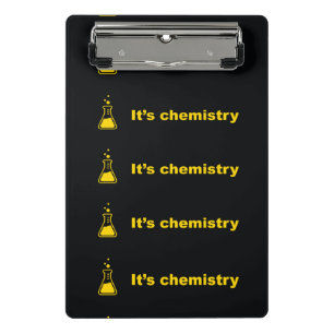 Es ist Chemie Mini-Zwischenablage Mini Klemmbrett