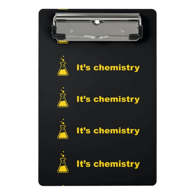 Es ist Chemie Mini-Zwischenablage Mini Klemmbrett (Vorderseite)