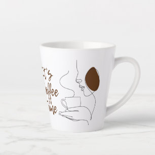 Es ist Coffee Time Latte Tasse