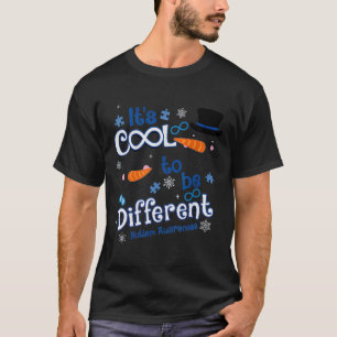 Es ist Cool Weihnachten anders zu sein - Autismus  T-Shirt