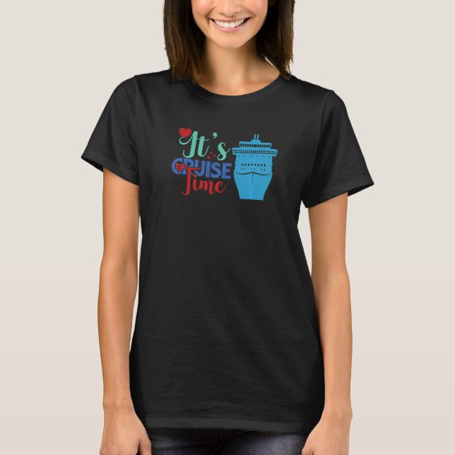 Es ist Cruise Time Anchor Boot Nautic T-Shirt (Vorderseite)