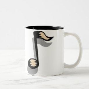 Es ist D.J. Thing! Zweifarbige Tasse