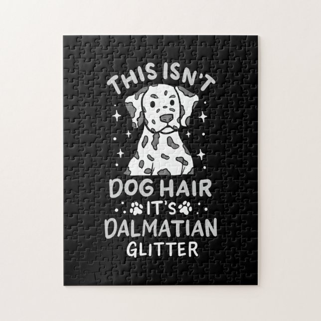 Es ist Dalmatiner Hund Glitzer (Vertikal)