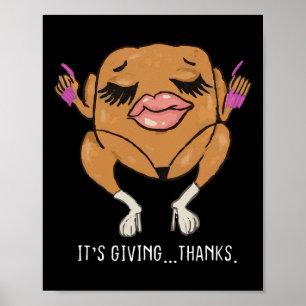 Es ist Dankeschön Truthahn Lustiger Thanksgiving M Poster