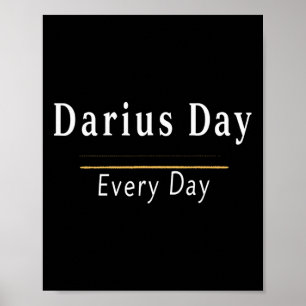 Es ist Darius Day Funny Meme - Feierliche Liebe1 Poster