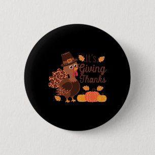 Es ist das Dankeschön-Puten-Dankfest Button